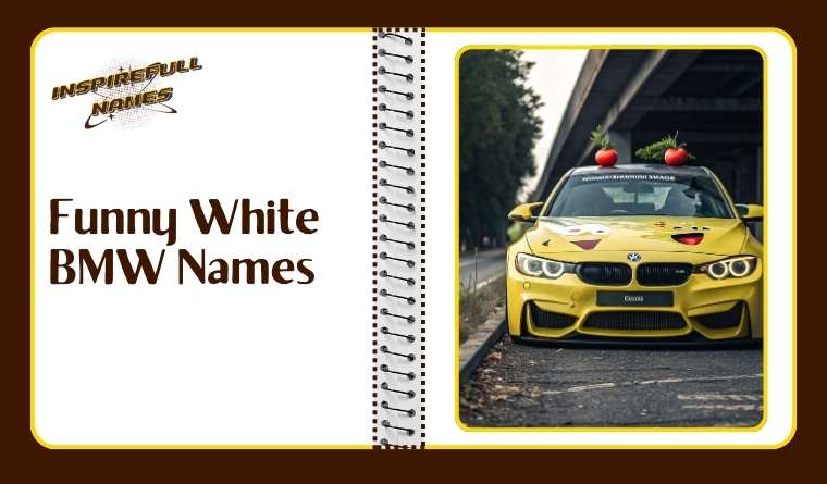 Funny White BMW Names