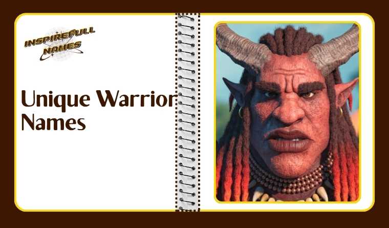 Unique Warrior Names