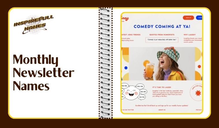 Monthly Newsletter Names