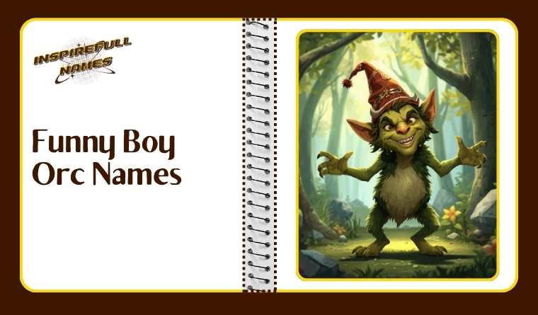 Funny Boy Orc Names 