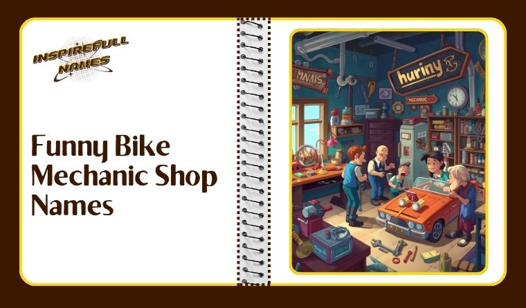 Funny Bike Mechanic Shop Names