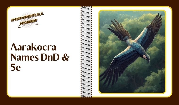 Aarakocra Names DnD & 5e