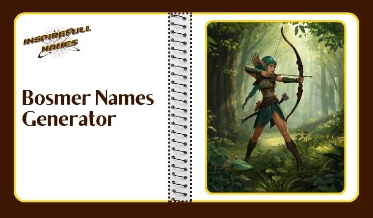 Bosmer Names Generator