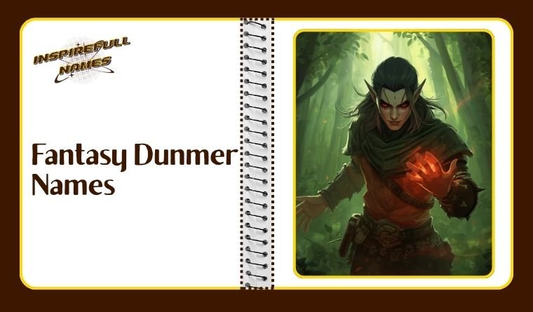 Fantasy Dunmer Names