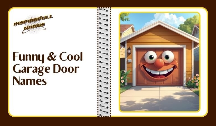 Funny & Cool Garage Door Names