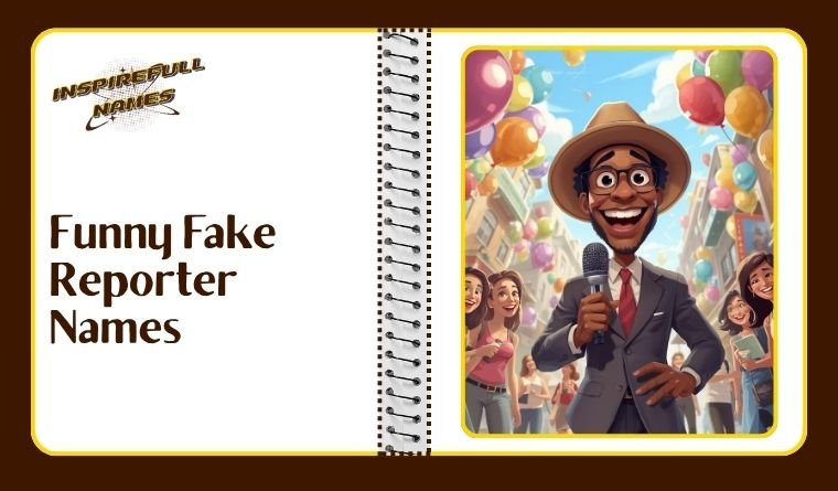 Funny Fake Reporter Names