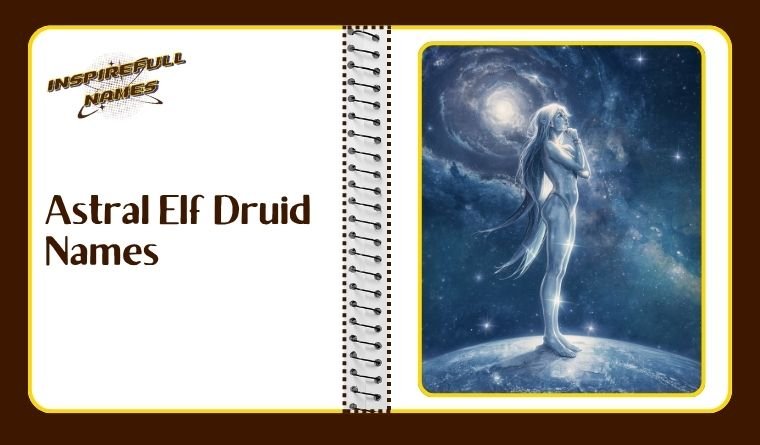 Astral Elf Druid Names