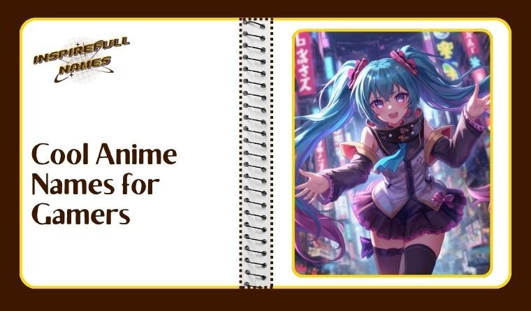 Cool Anime Names for Gamers