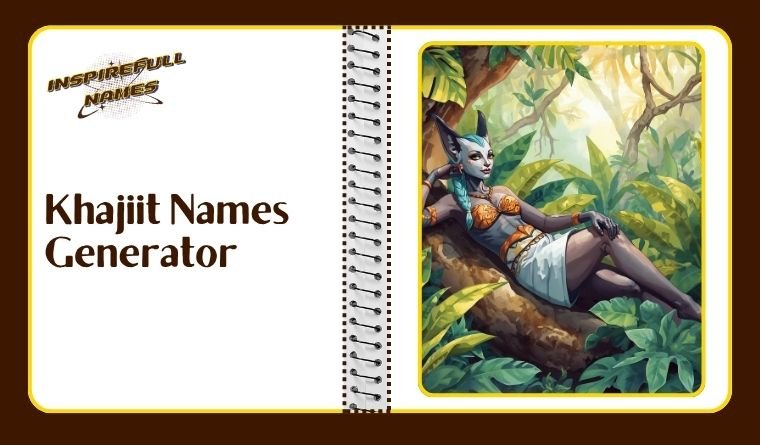 Khajiit Names Generator