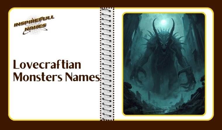 Lovecraftian Monsters Names