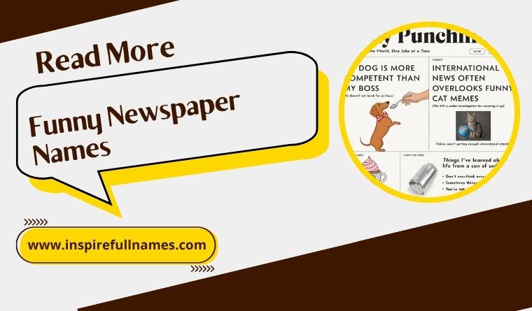 Funny Newspaper Names