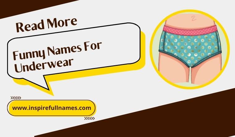 Funny Names For Underwear