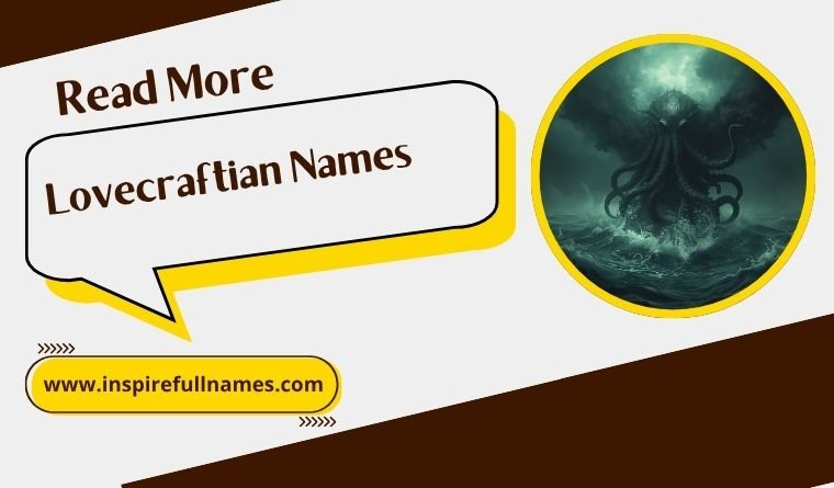 Lovecraftian Names
